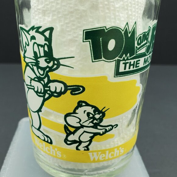 Tom and Jerry The Movie Welch's Jelly Jars Drinking Glasses Juice Glasses - Picture 4 of 12